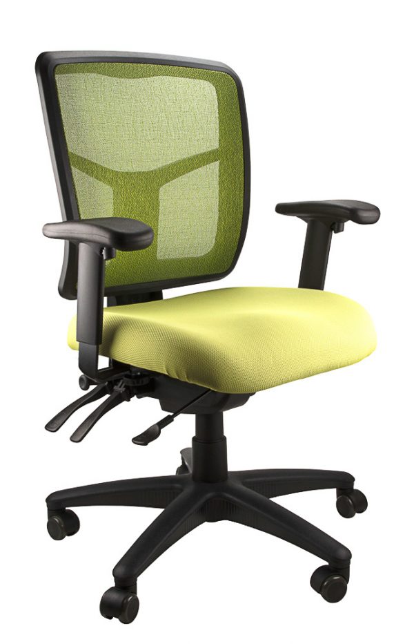 mirae mesh ergonomic office chair olive green