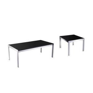The Rapid Glass Top Coffee Table will add a touch of class to your reception area.