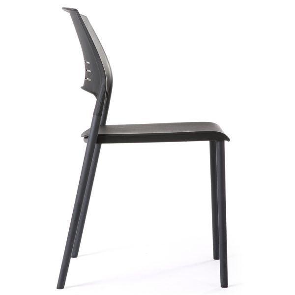 Eternia Hospitality Stacker Chair Black ys313