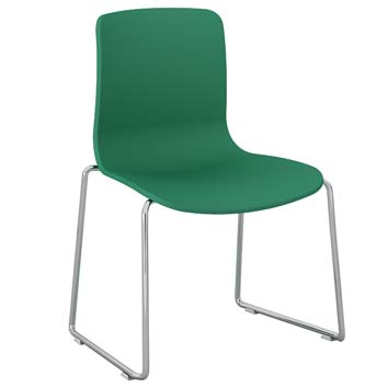 Plastic Visitor Chair in Bright Colours