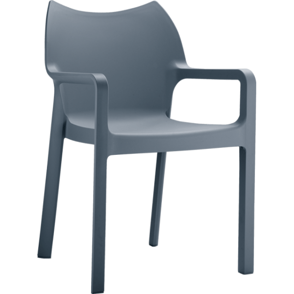 Diva Chair By Siesta Dark Grey