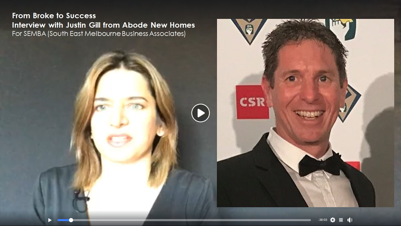 SEMBA business interview Justin Gill abode new homes