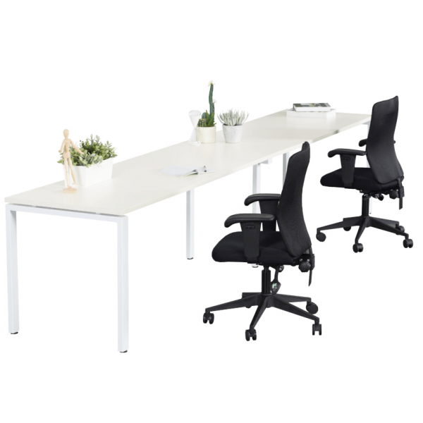 Infinity Workstation Single Sided 2 Person Profile Leg
