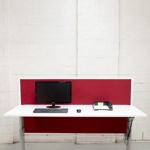 Cantilever Desk Mounted Fabric Partitions