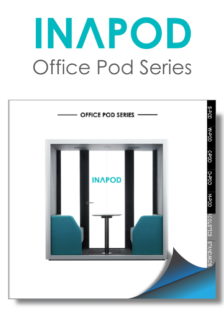 From cover of INAPOD Office Pod Series catalogue